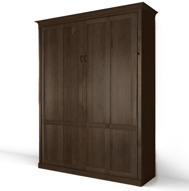 106S SM COCOA 526 Queen Vertical Shaker Panel Murphy Bed - Maple Stained Cocoa
$3357.0