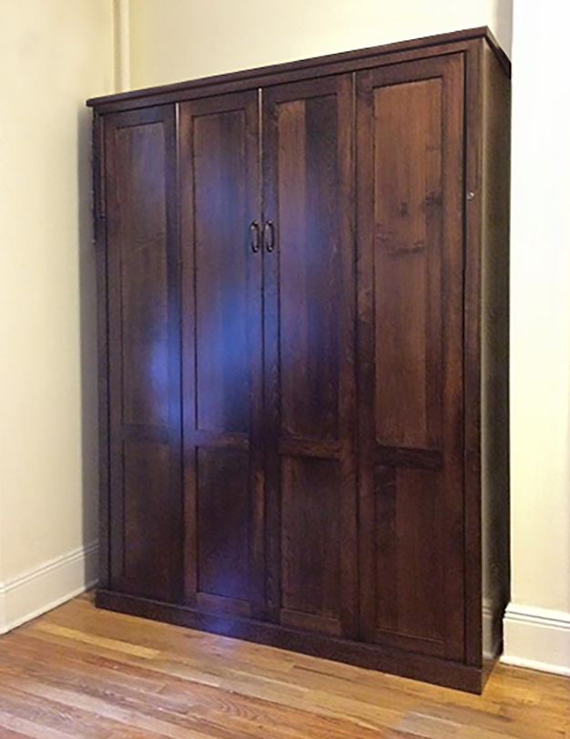 MB106M SM IS Coffee 626 Queen Vertical Mission Inset Panel - Stained Maple - 20" Deep
$3046.0