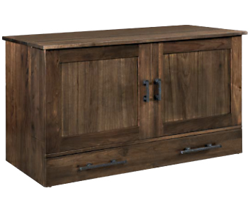 Mission8 img <br> 8" Mission Mobile Murphy Cabinet Bed