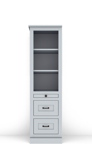 Murphy Bed Side Cabinet Collection 123M 2Hv2 18" for Horizontal