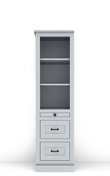 Murphy Bed Side Cabinet Collection 123S 2Hv2 18" for Horizontal