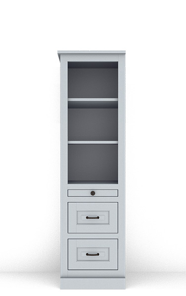 Murphy Bed Side Cabinet Collection 123T 2Hv2 18" for Horizontal