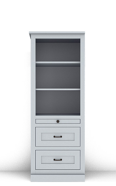 Murphy Bed Side Cabinet Collection 124M 2Hv2 24" for Horizontal