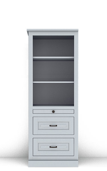 Murphy Bed Side Cabinet Collection 124T 2Hv2 24" for Horizontal
