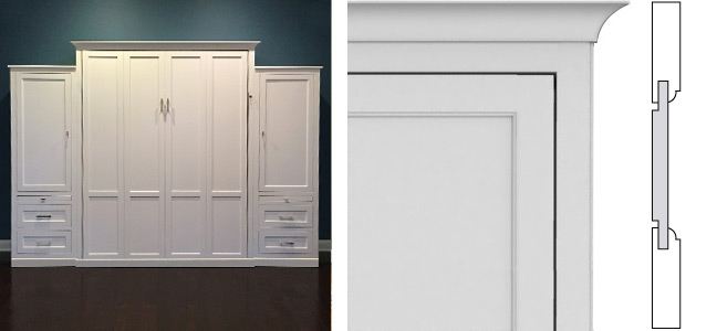 Shaker Panel Style Composite white Shaker Inset Panel