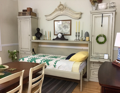 Twin Horizontal Murphy Bed Dining Room 400 Downsizing Solutions
