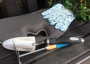 retirement gardening tools on bench Inquiring Minds